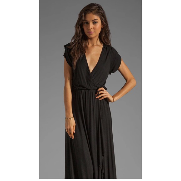 Rachel Pally Perpetua Dress Moonflower Blue Wrap Maxi Size S - Picture 2 of 8